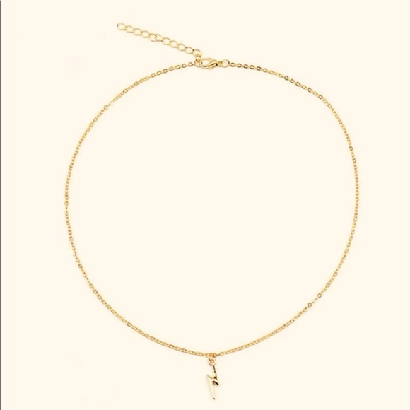 Lightning bolt pendant necklace - Picture 3 of 4